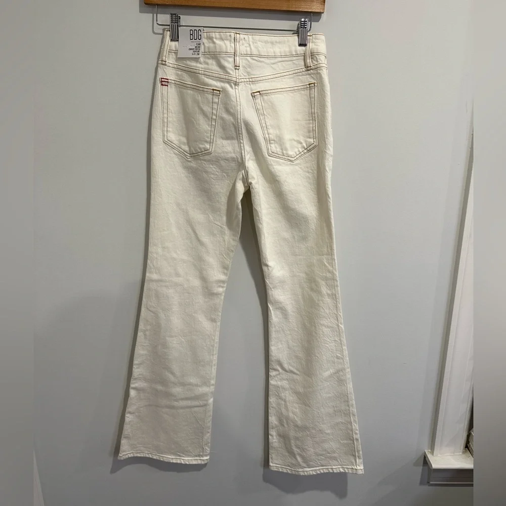 BDG Urban Outfitters Flare Mid Rise Slim Flare Comfort Stretch Jeans Size 25W - Picture 2 of 12